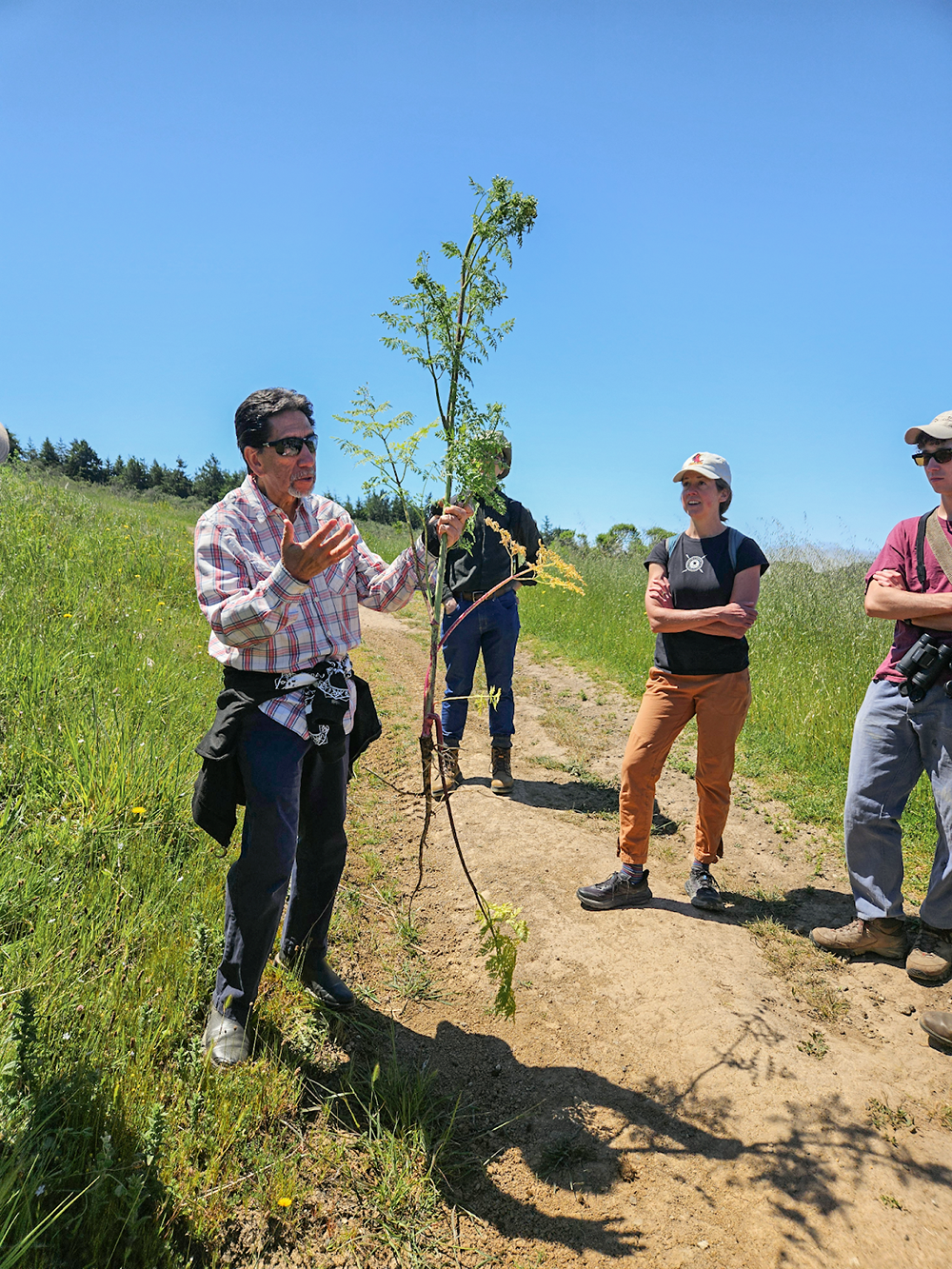 Professor Dirzo noted that TomKat Ranch offered a unique opportunity to complement the educational goals and aspirations of his class in a unique way by allowing us to put our study site, Jasper Ridge, in the context of how conservation can be made compatible with sustainable use of resources.