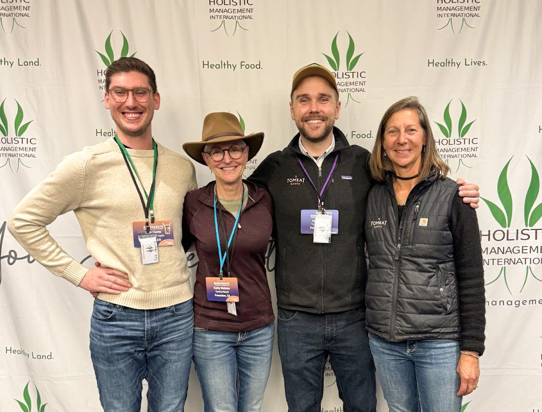 Cole Harris (Office of Kat Taylor), Kathy Webster (TomKat Ranch), Kevin Watt (Bookcliff  Consulting), Wendy Millet (TomKat Ranch)